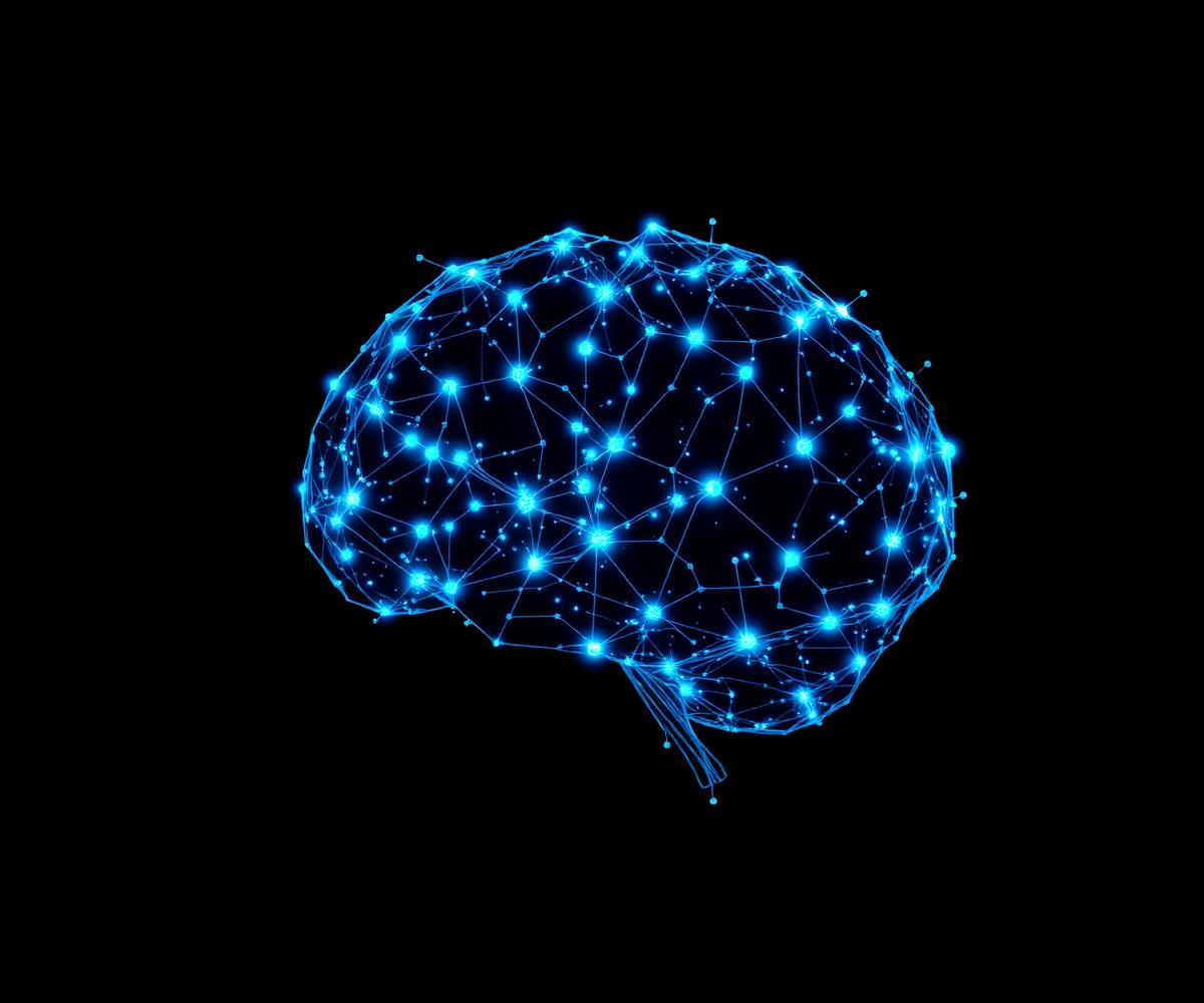 Rede neural representando IA aplicada a marketing